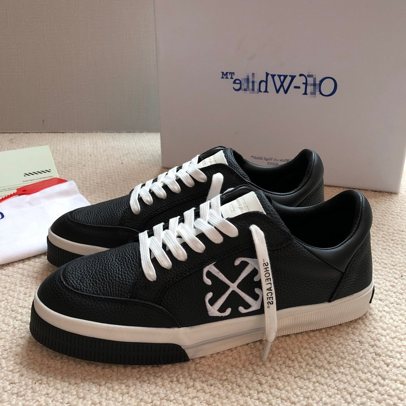 Off-White Genuine Leather Sneakers#65