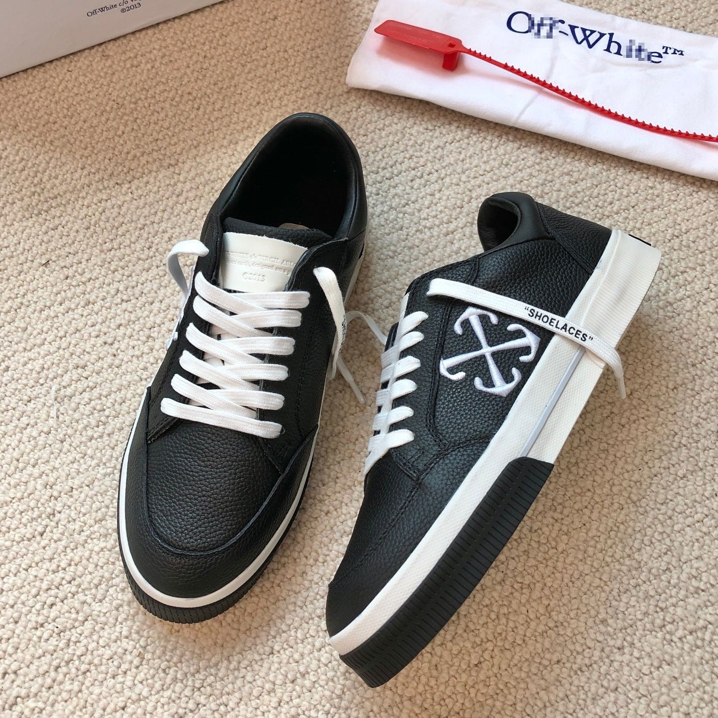 Off-White Genuine Leather Sneakers#65