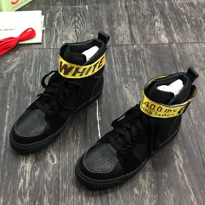 Off-White Arrow Logo Leather Sneakers #38