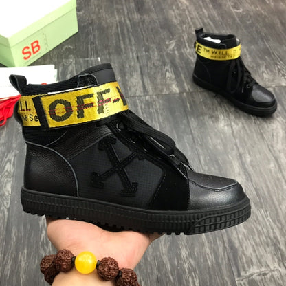 Off-White Arrow Logo Leather Sneakers #38