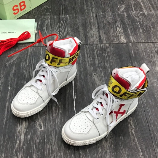 Off-White Arrow Logo Leather Sneakers #38