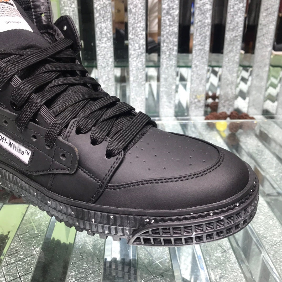Off-White Arrow Logo Leather Sneakers #34