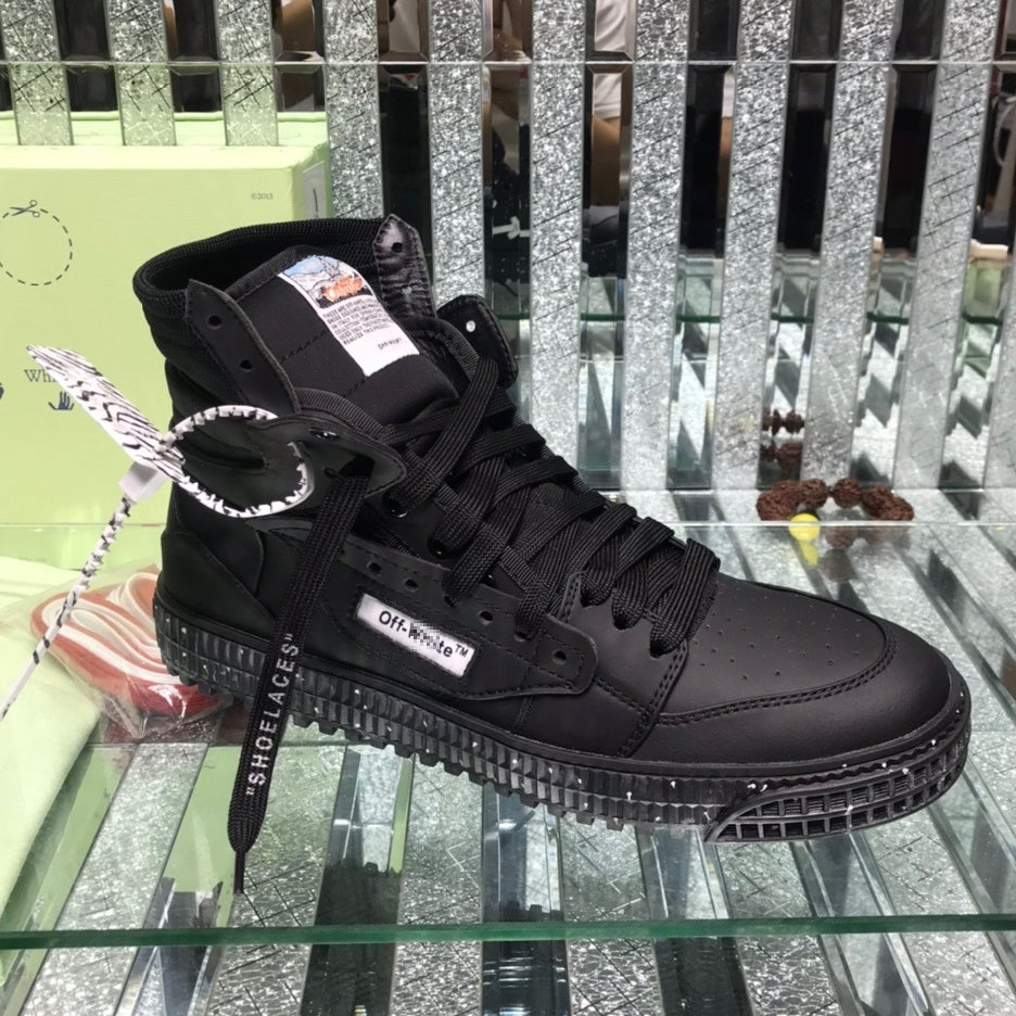 Off-White Arrow Logo Leather Sneakers #34
