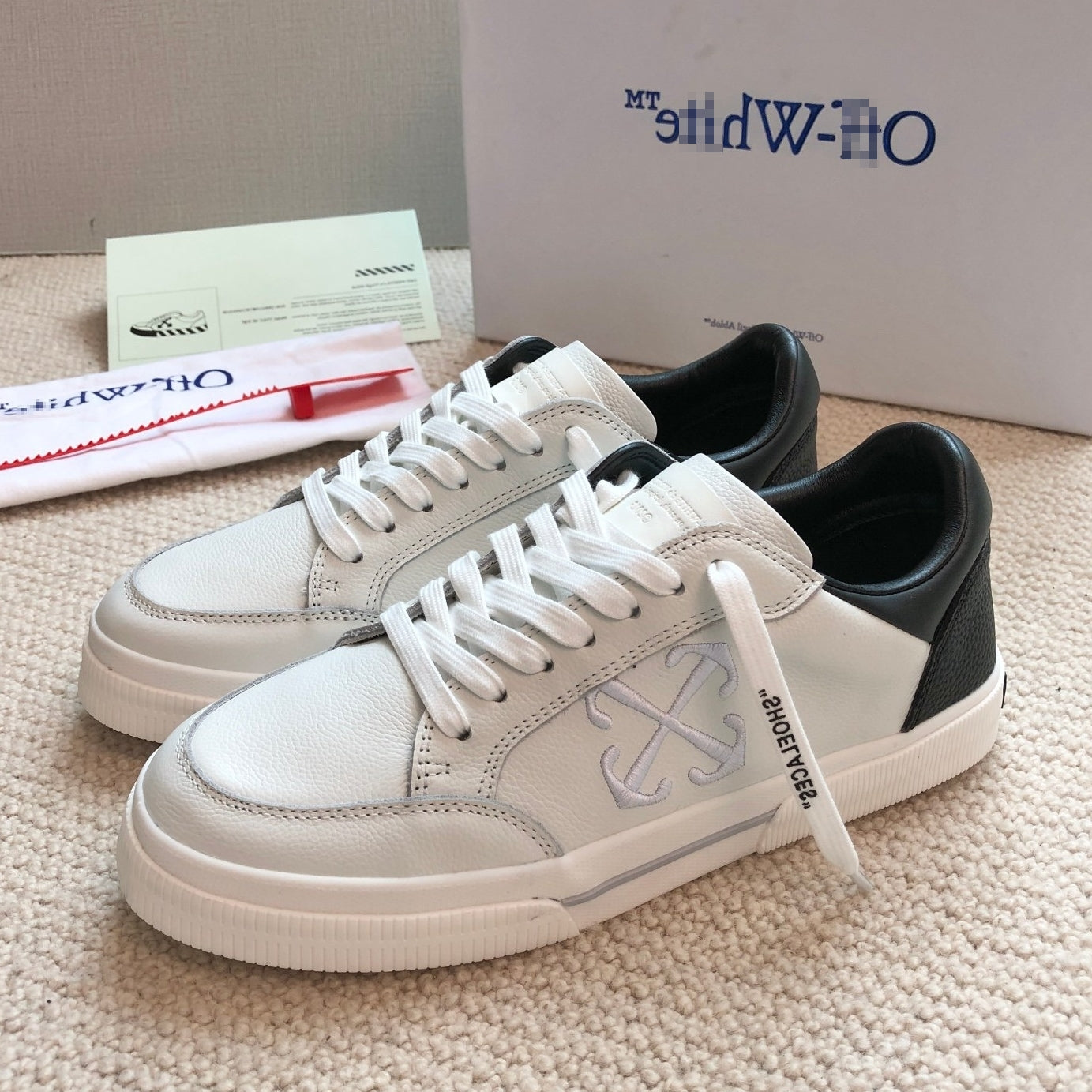Off-White Genuine Leather Sneakers#65