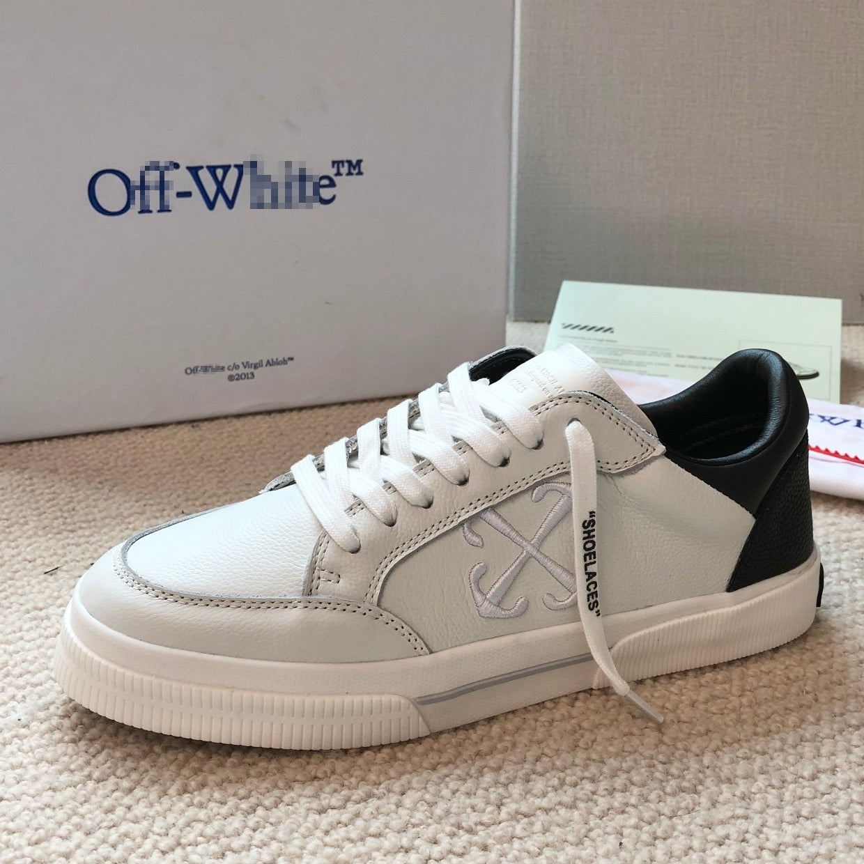Off-White Genuine Leather Sneakers#65