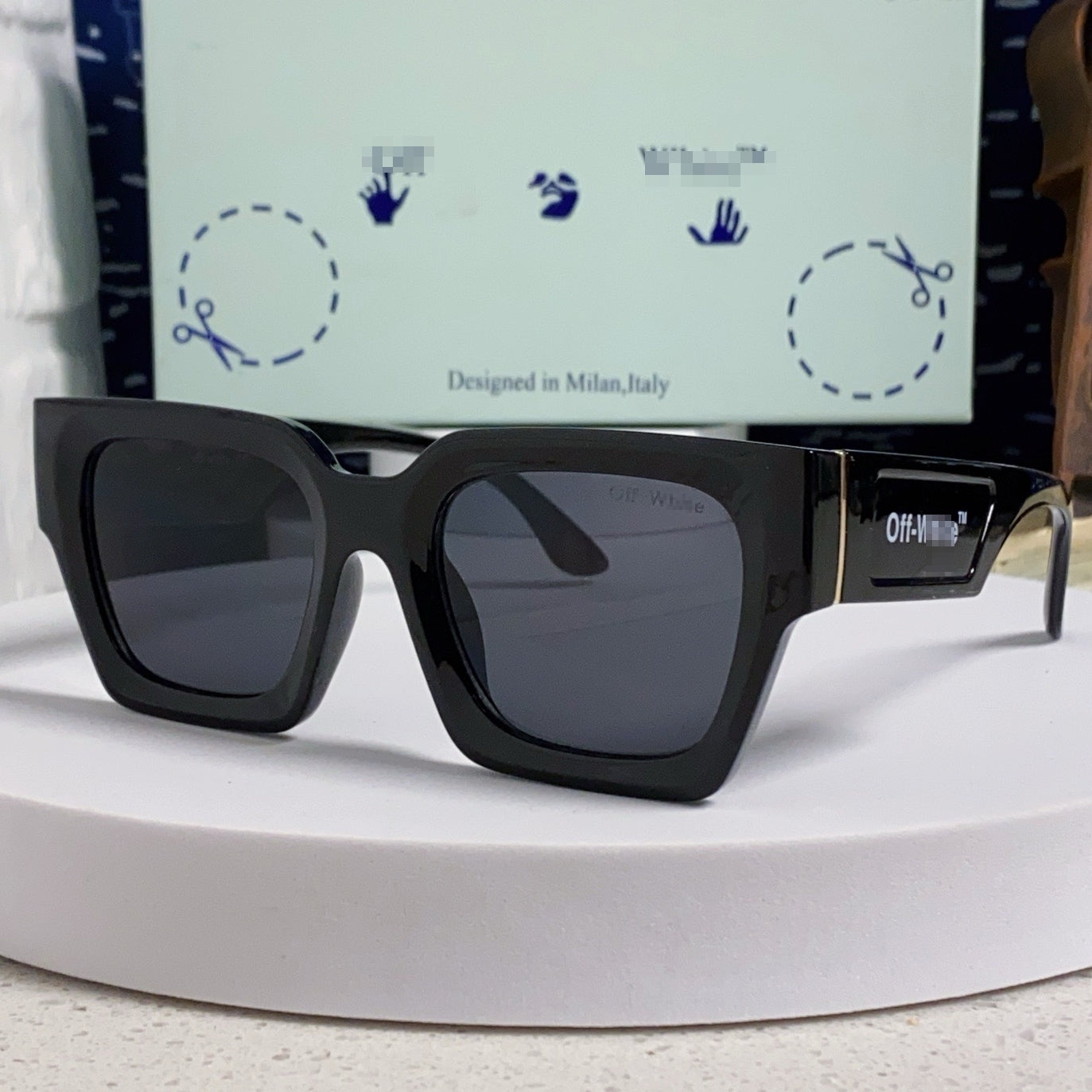 Off-White Arrow logo sunglasses#005