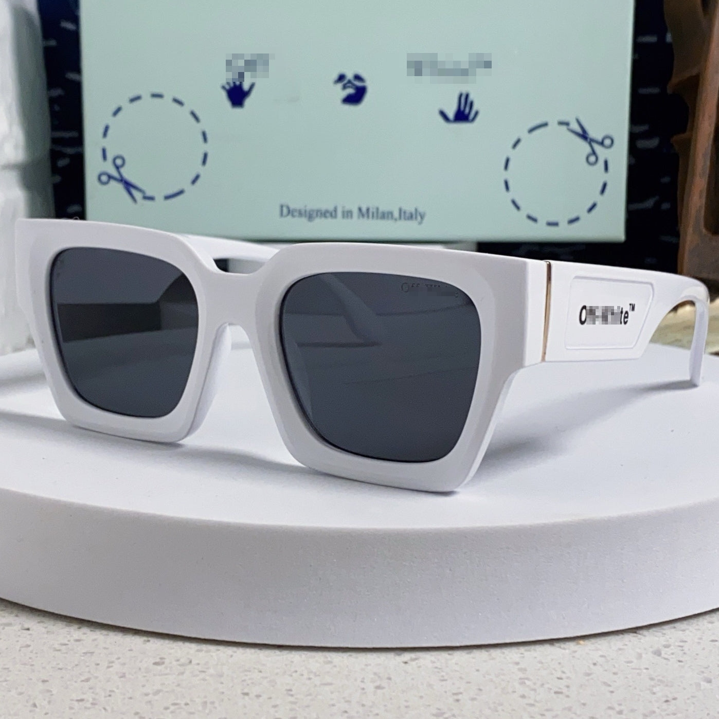 Off-White Arrow logo sunglasses#005